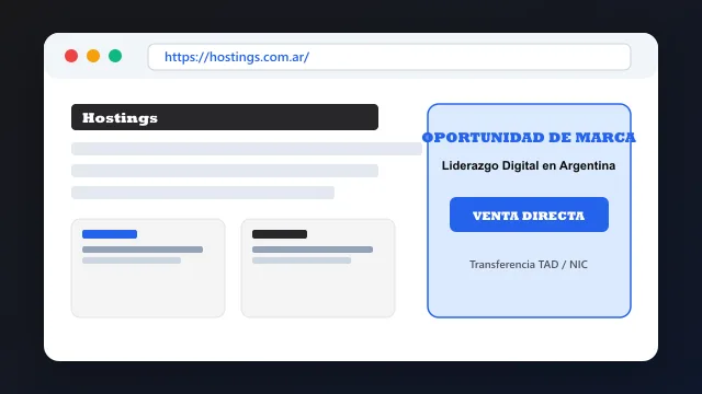 Modelo de aplicación comercial y proyectos digitales para hostings.com.ar