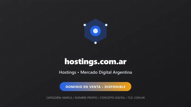 Identidad gráfica y activo digital para Hostings en Argentina